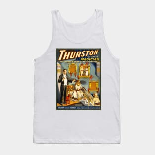 Vintage Advertising Poster Thurston The Great Magician Tank Top